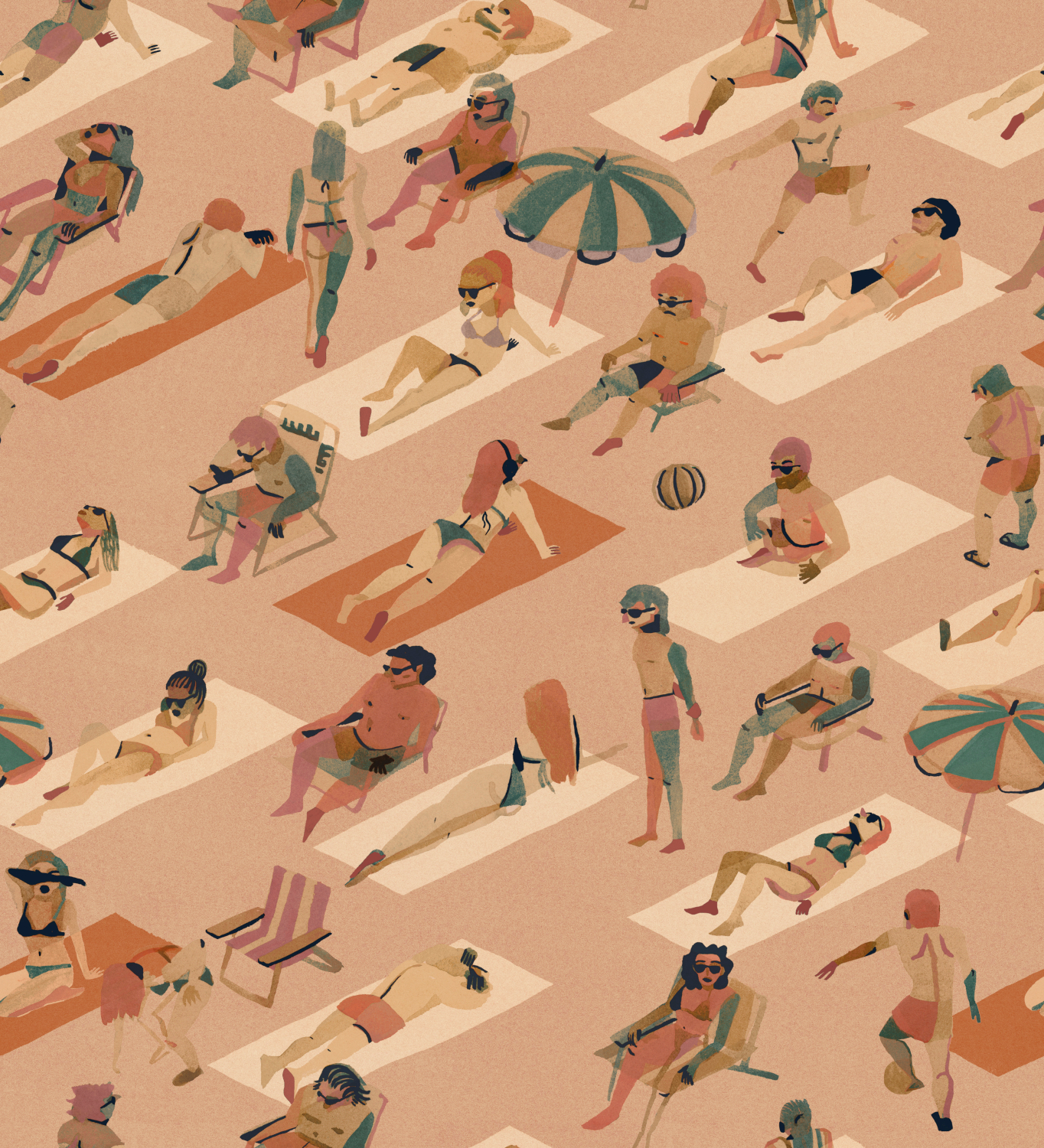 Tapete Ipanema - Rosa
