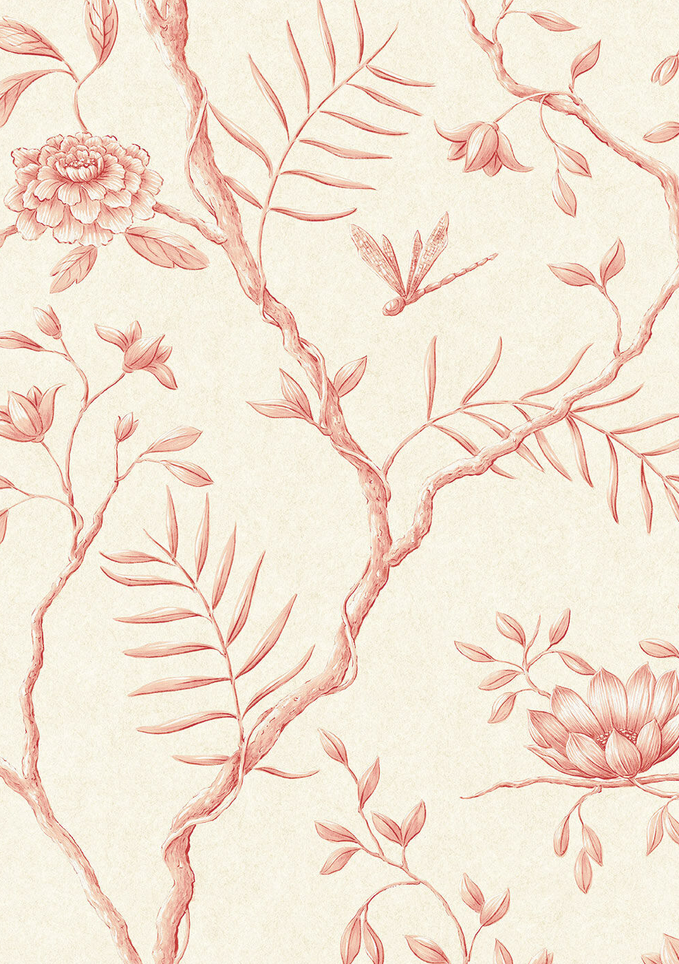 Wallpaper Jasper Peony - Rose