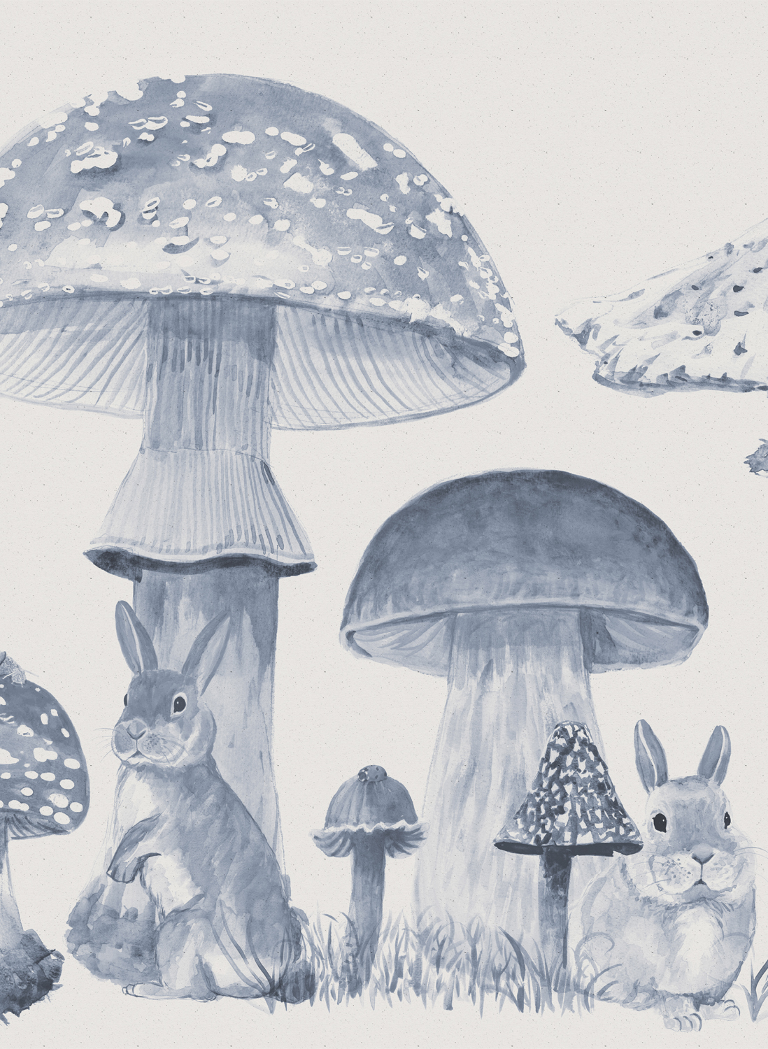 Wandbild Sweet Forest - Azure