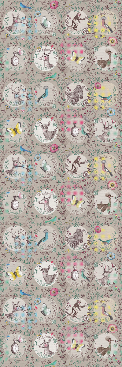 Tapete Pip Studio III 4 - Pastell Multicolor