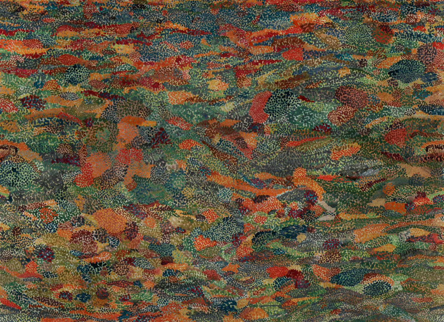 Wandbild Petal Strewn - Copper