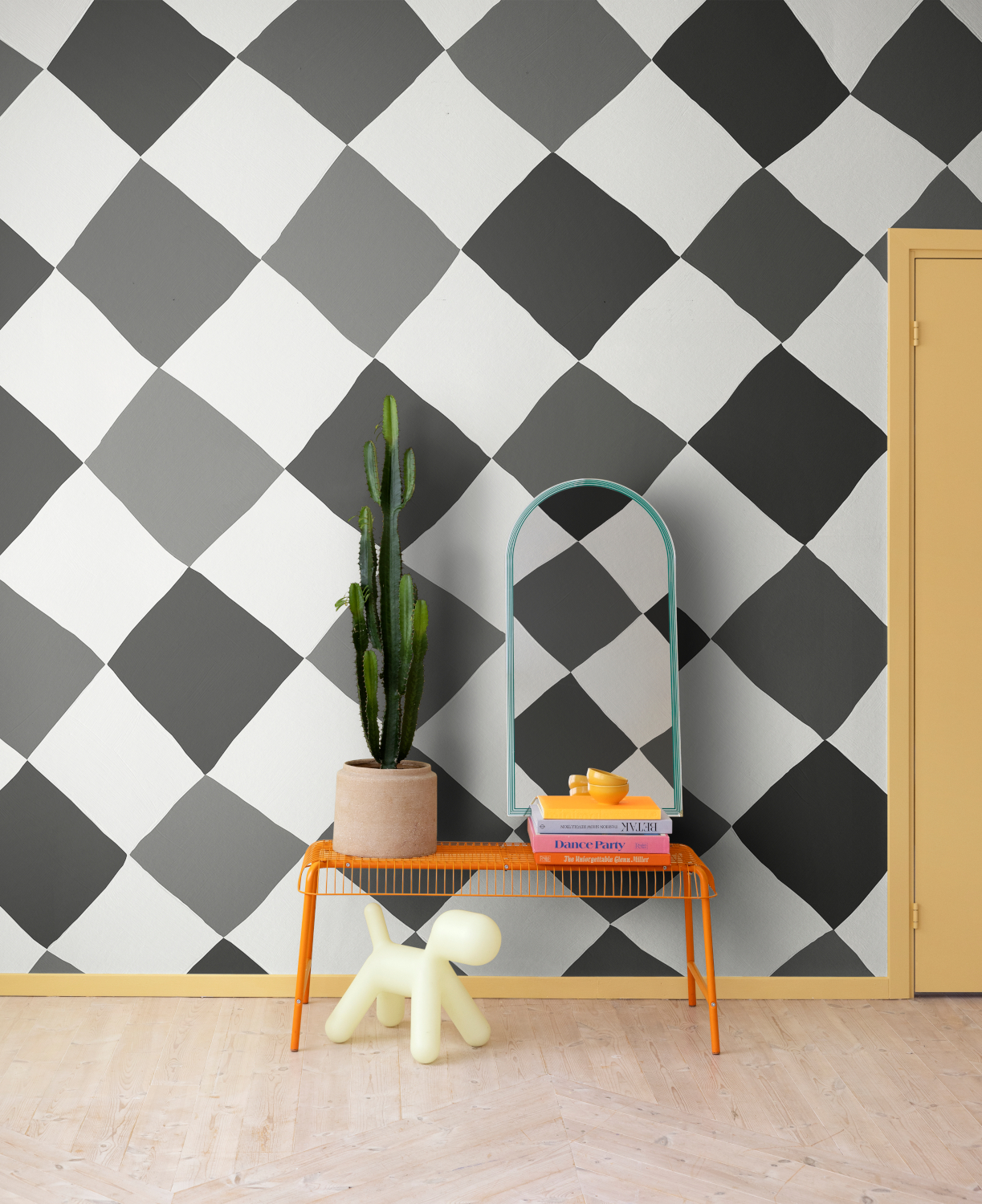 Wandbild Tremble - Black/ White