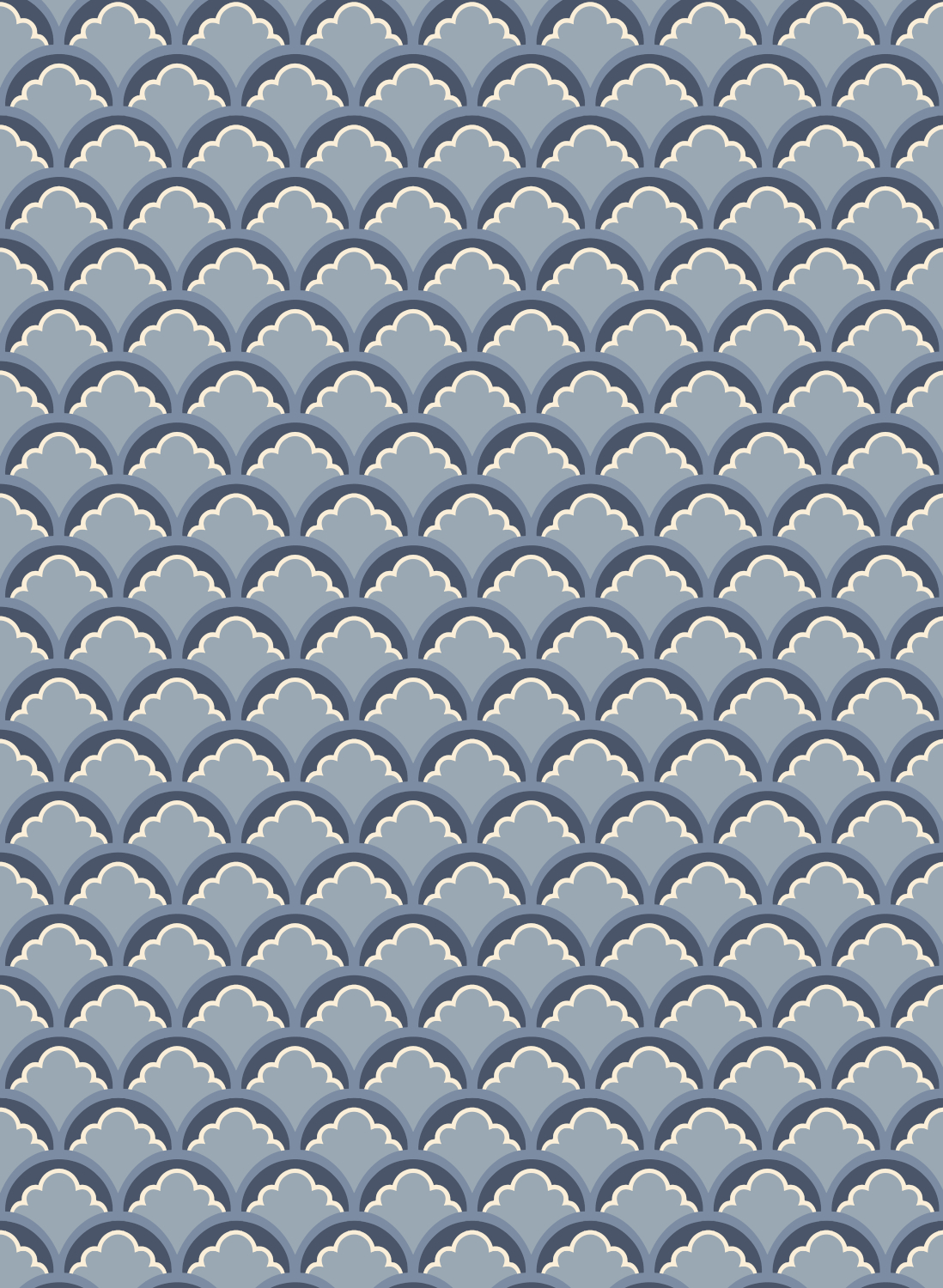 Tapete Mount Temple Small - Blue