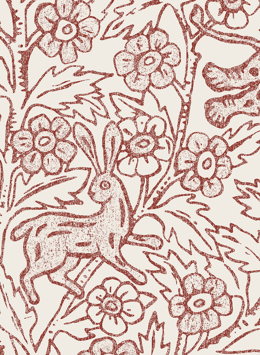 Wandbild Eden - Red