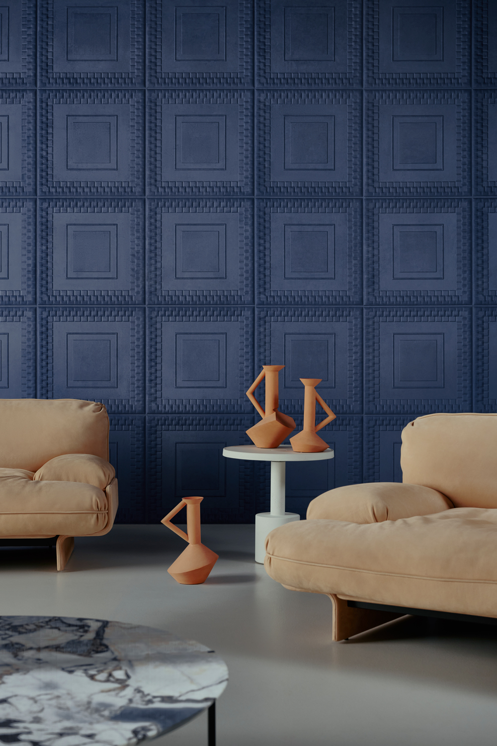 Tapete Pantheon - Navy