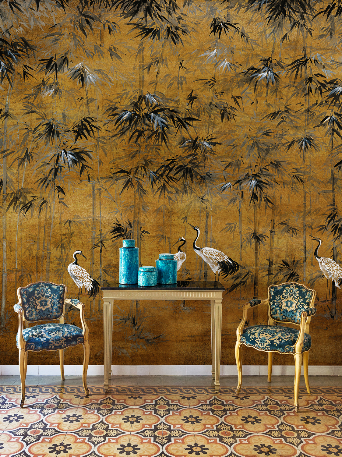 Wandbild Garzas