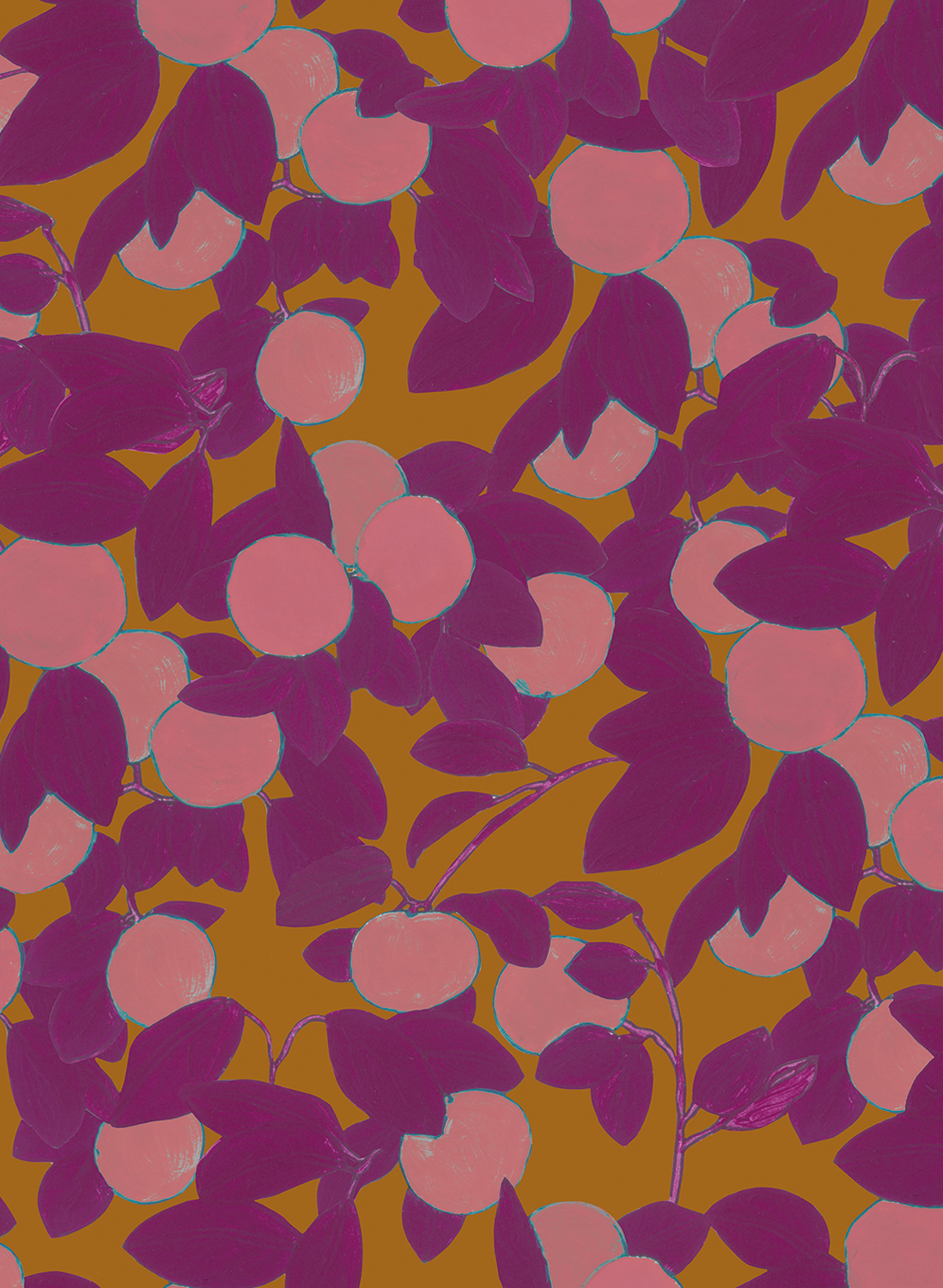 Tapete Georgette - Tangerine