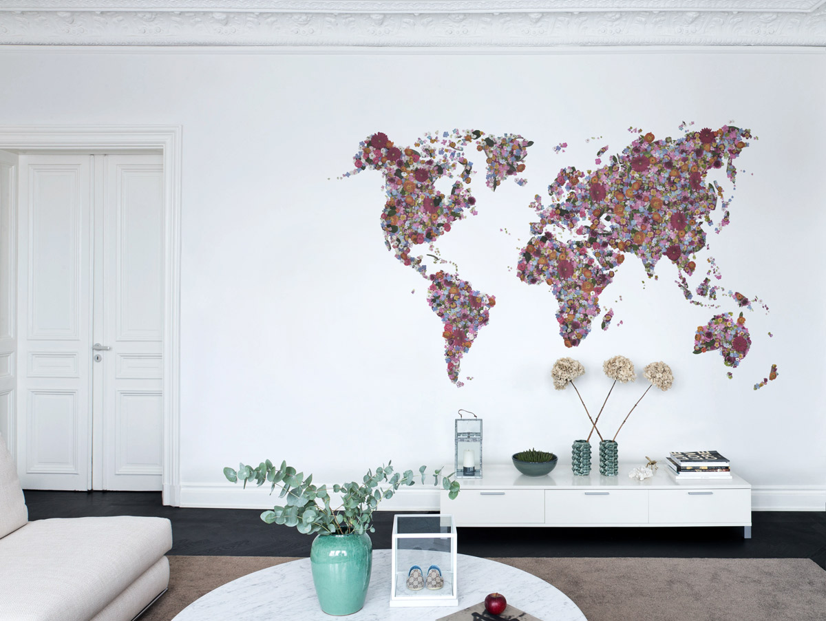 Wandbild World - Multi