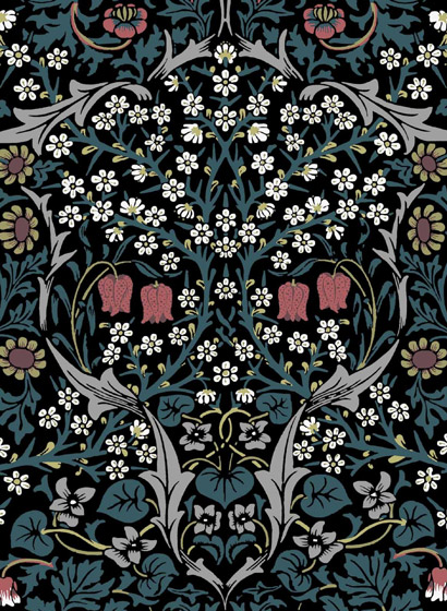 Tapete Blackthorn - Teal