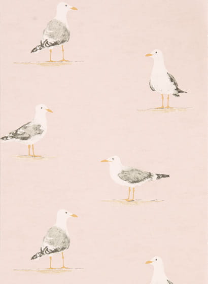 Tapete Shore Birds - Blush
