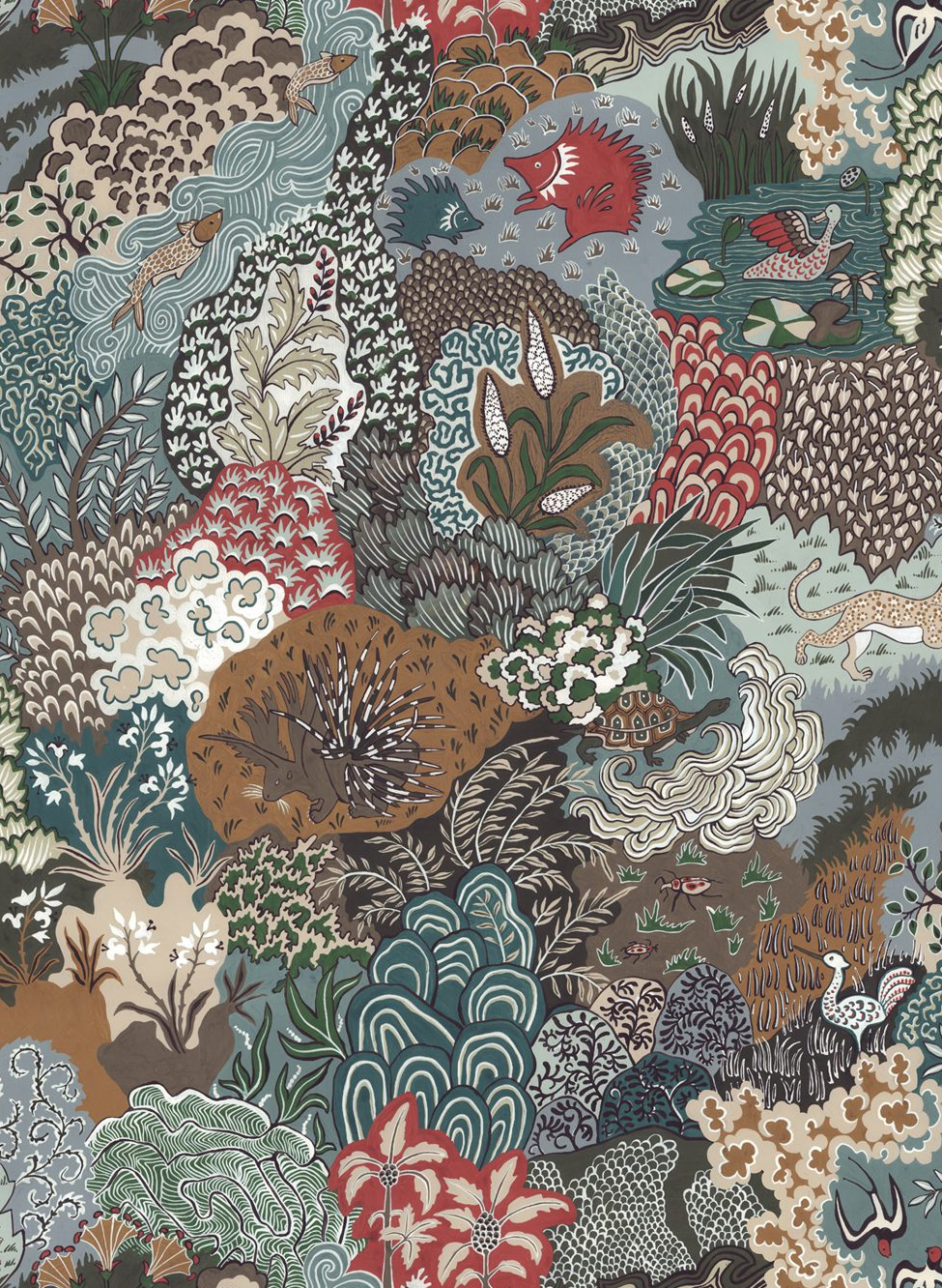 Tapete Whimsical Clumps - Multi