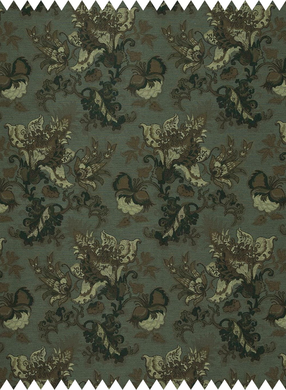 Tissu Persephone - Jacquard - Verdigris