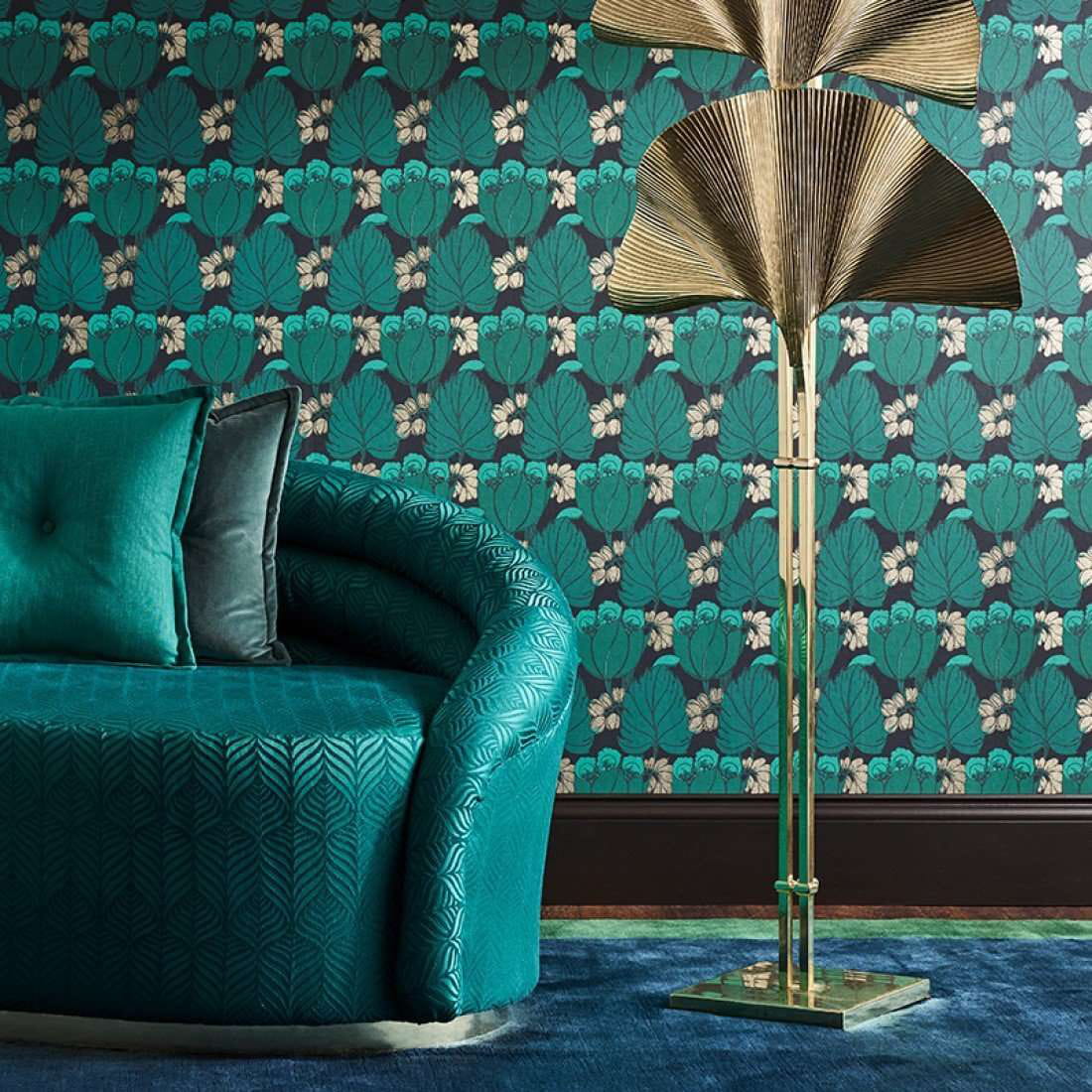 Tapete Regency Tulip - Jade