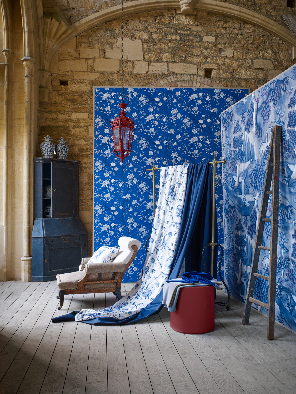 Tapete Nostell Priory - Lazuli