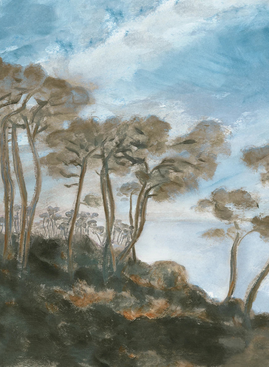 Wandbild Les Landes - Jour
