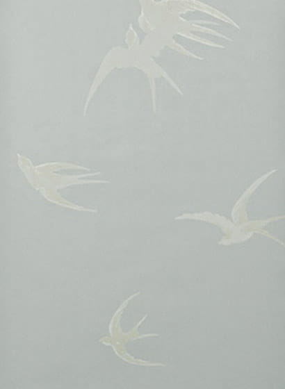 Tapete Swallows - Silver