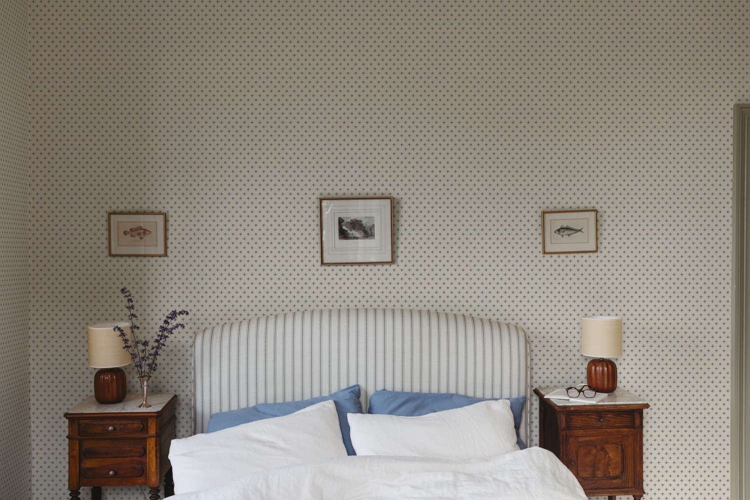 Papier peint Elise - Light Blue