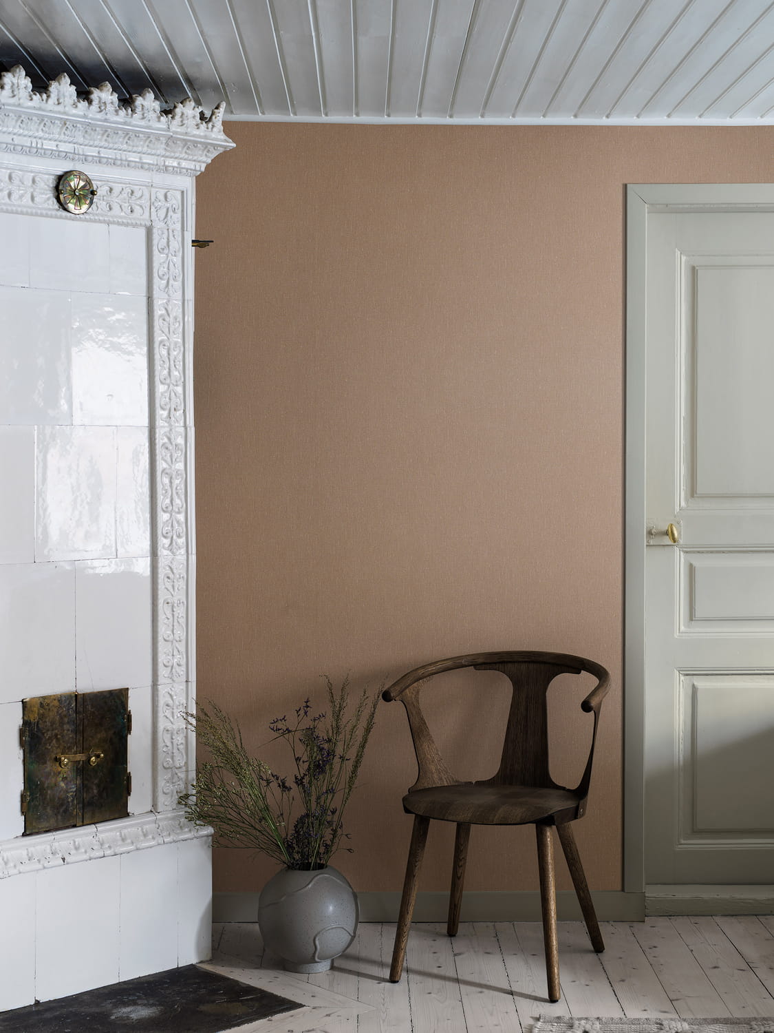 Tapete Linen - Terracotta Linen