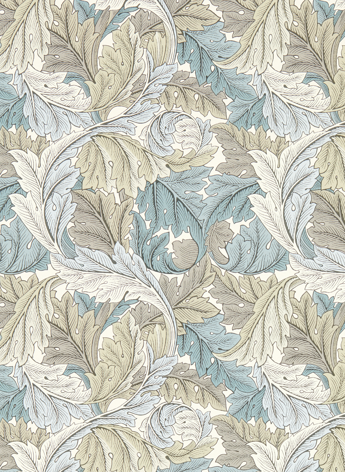 Tapete Acanthus - Slate/ Dove