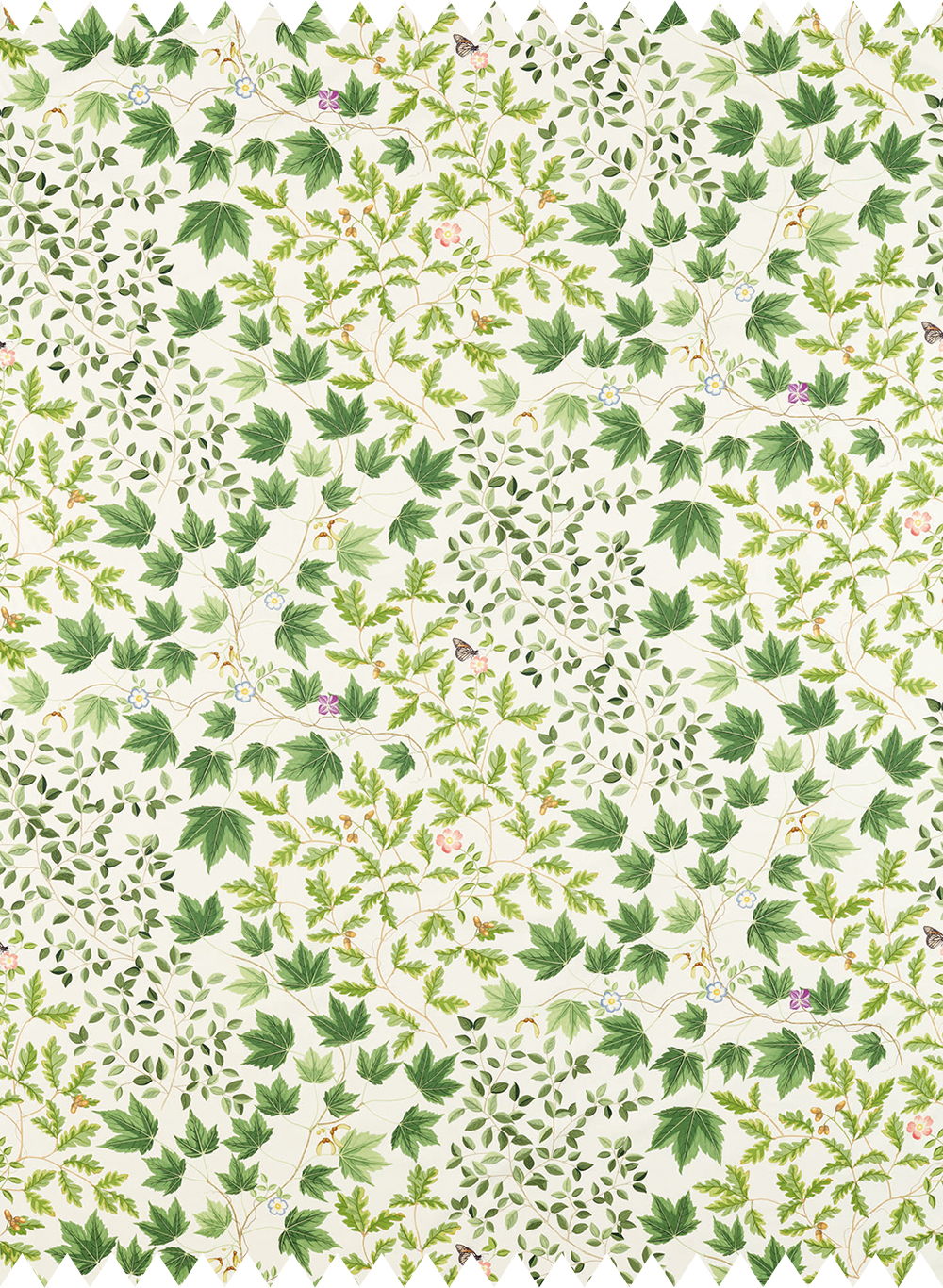 Stoff Sycamore and Oak - Botanical Green