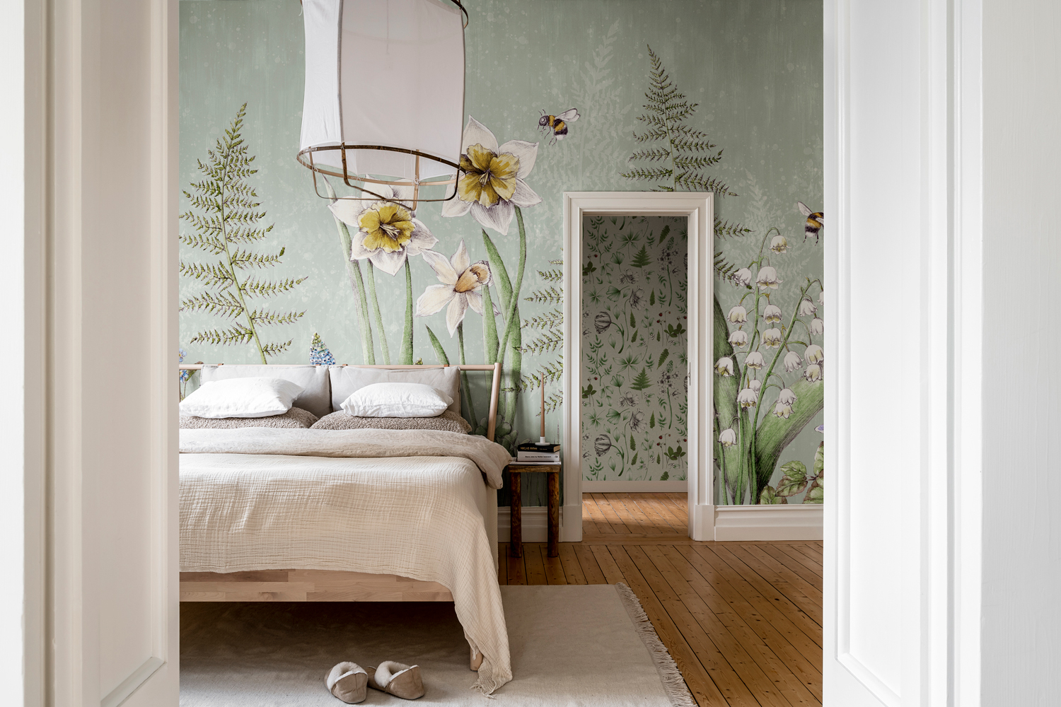 Wandbild Bumblebee - green