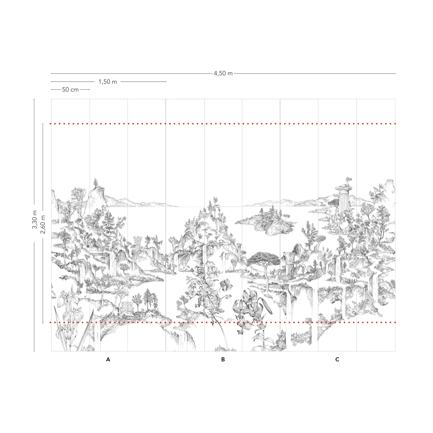 Wandbild Cite Revee - Panel A