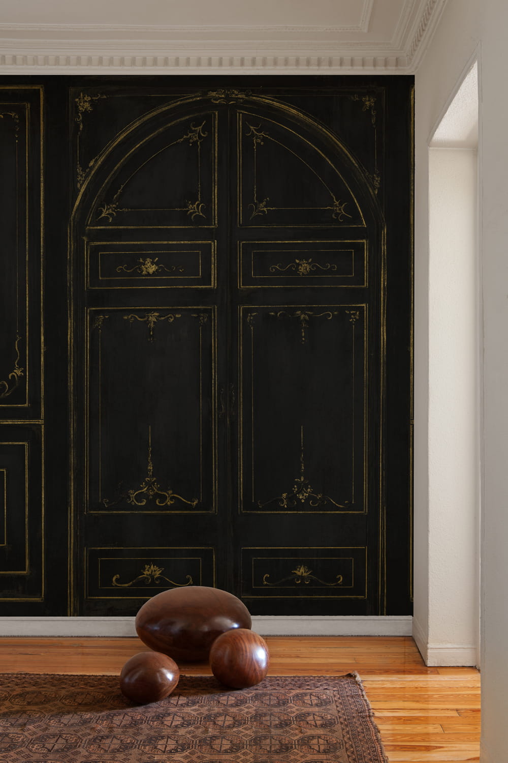 Wandbild Lao Zi - Coal