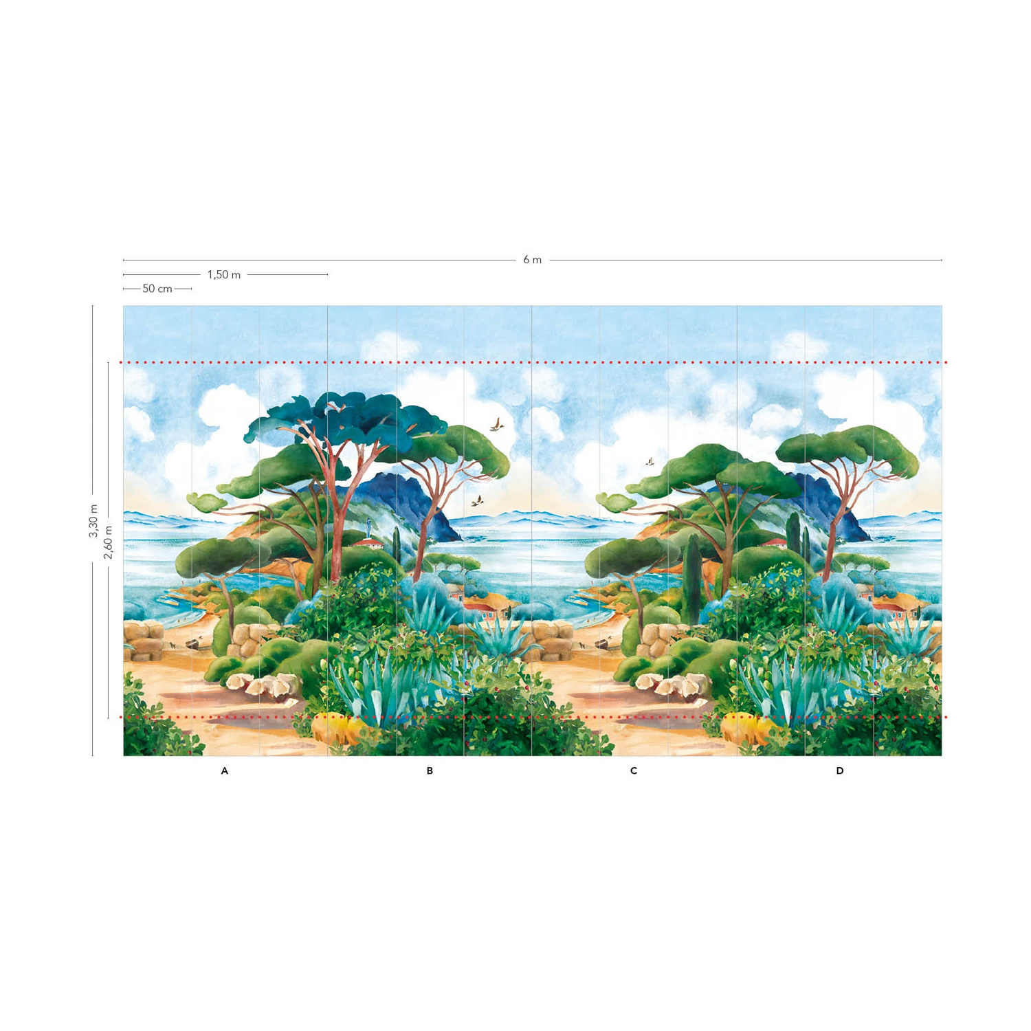 Wallpaper Cap Corse - Panel A