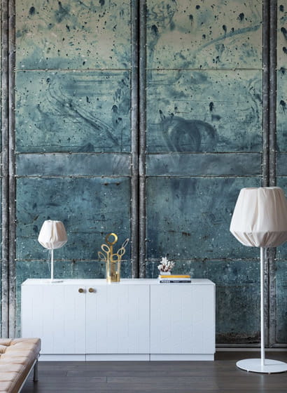 Wandbild Metal Gradient