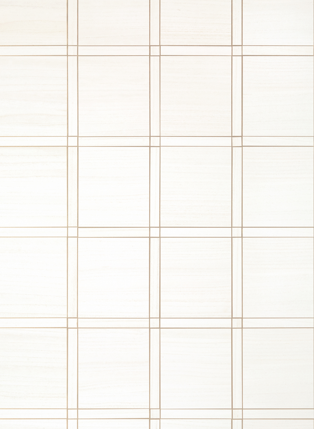 Tapete Wood Panel - White and Metallic Pewter