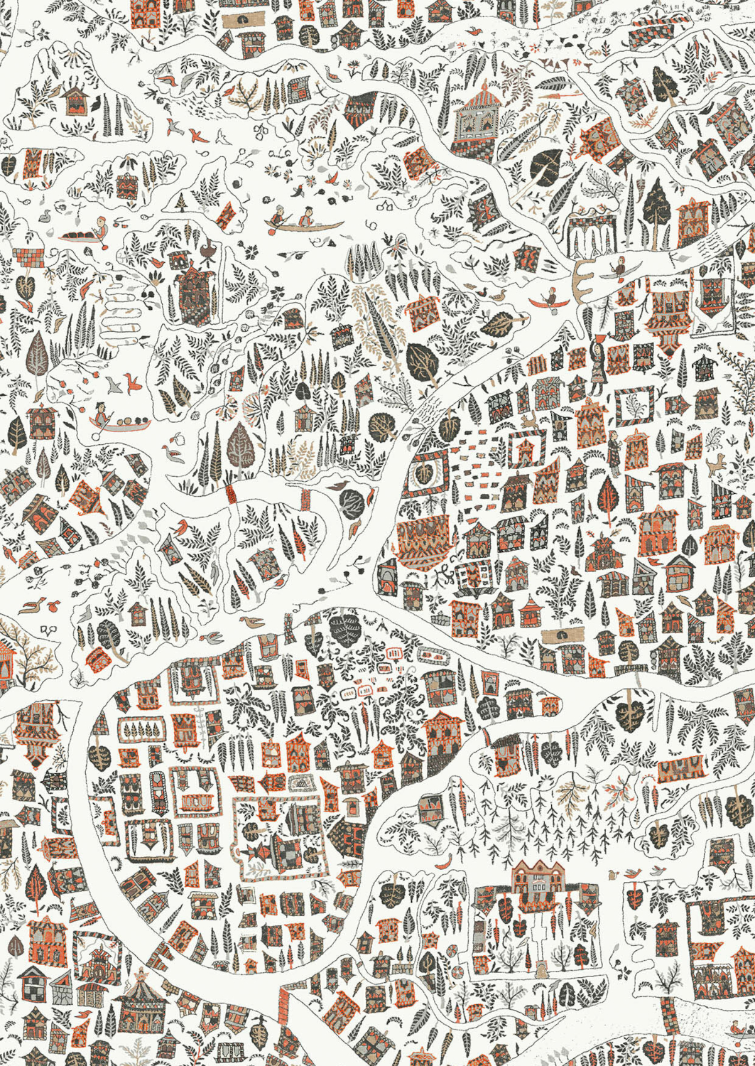 Tapete Utopia - Satsuma Soot