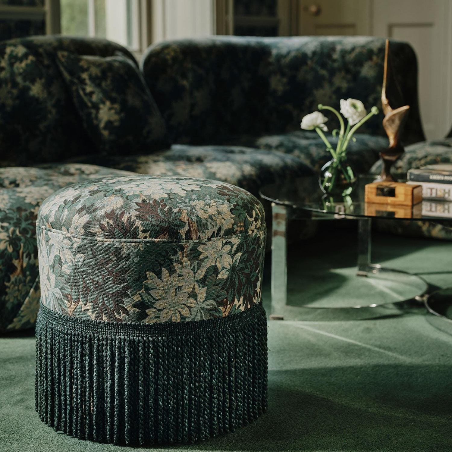 Stoff Silva - Jacquard - Cerulean
