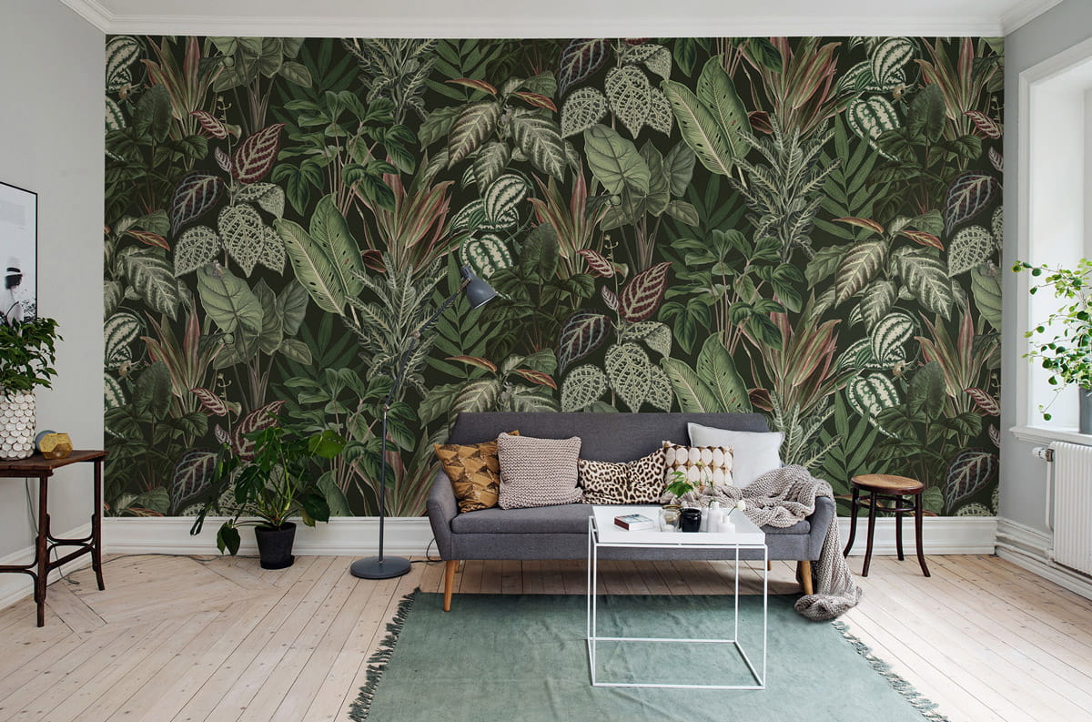Wandbild Mischievous Monkeys - Lush
