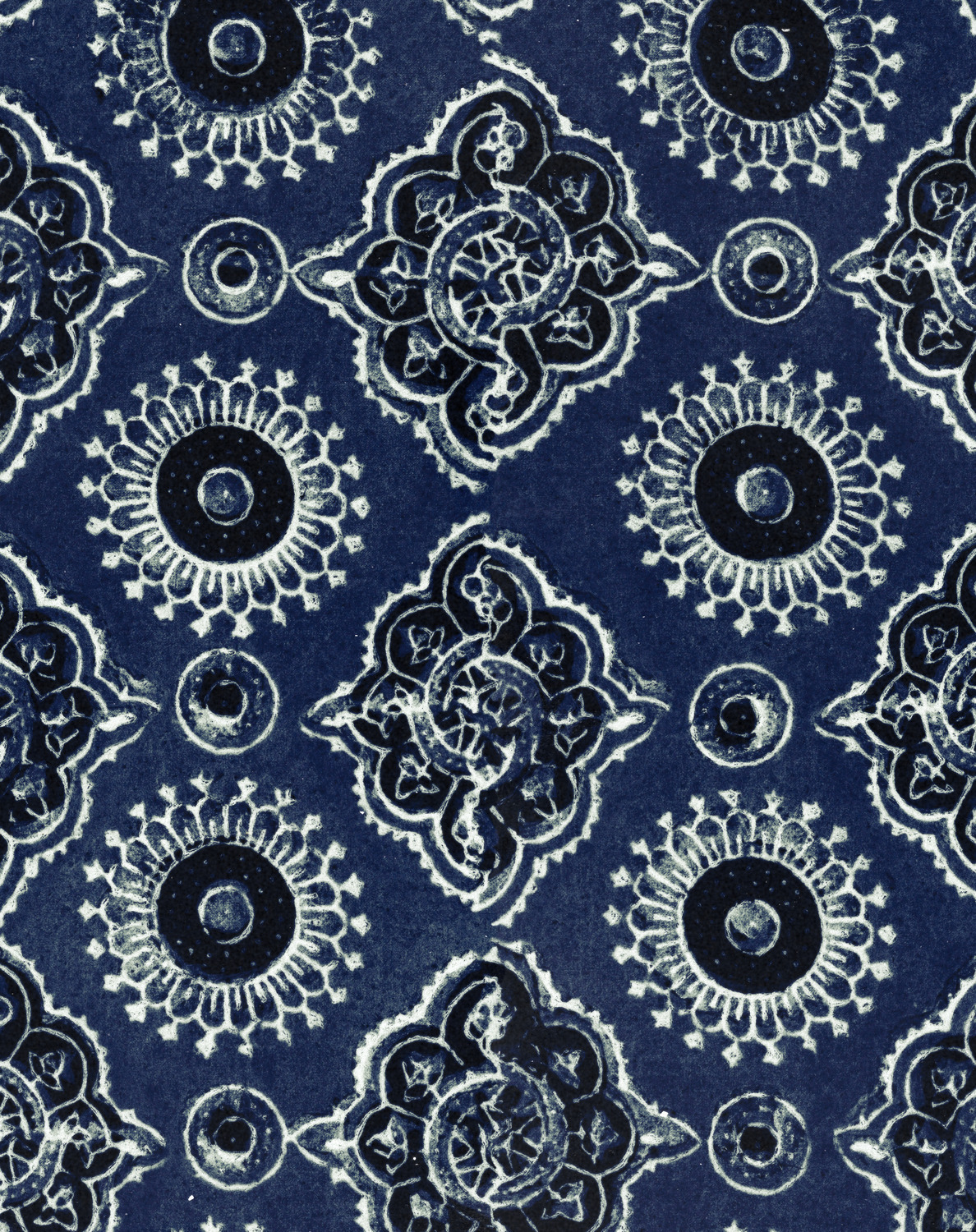Fabric Ajrak - Linen - FB00020