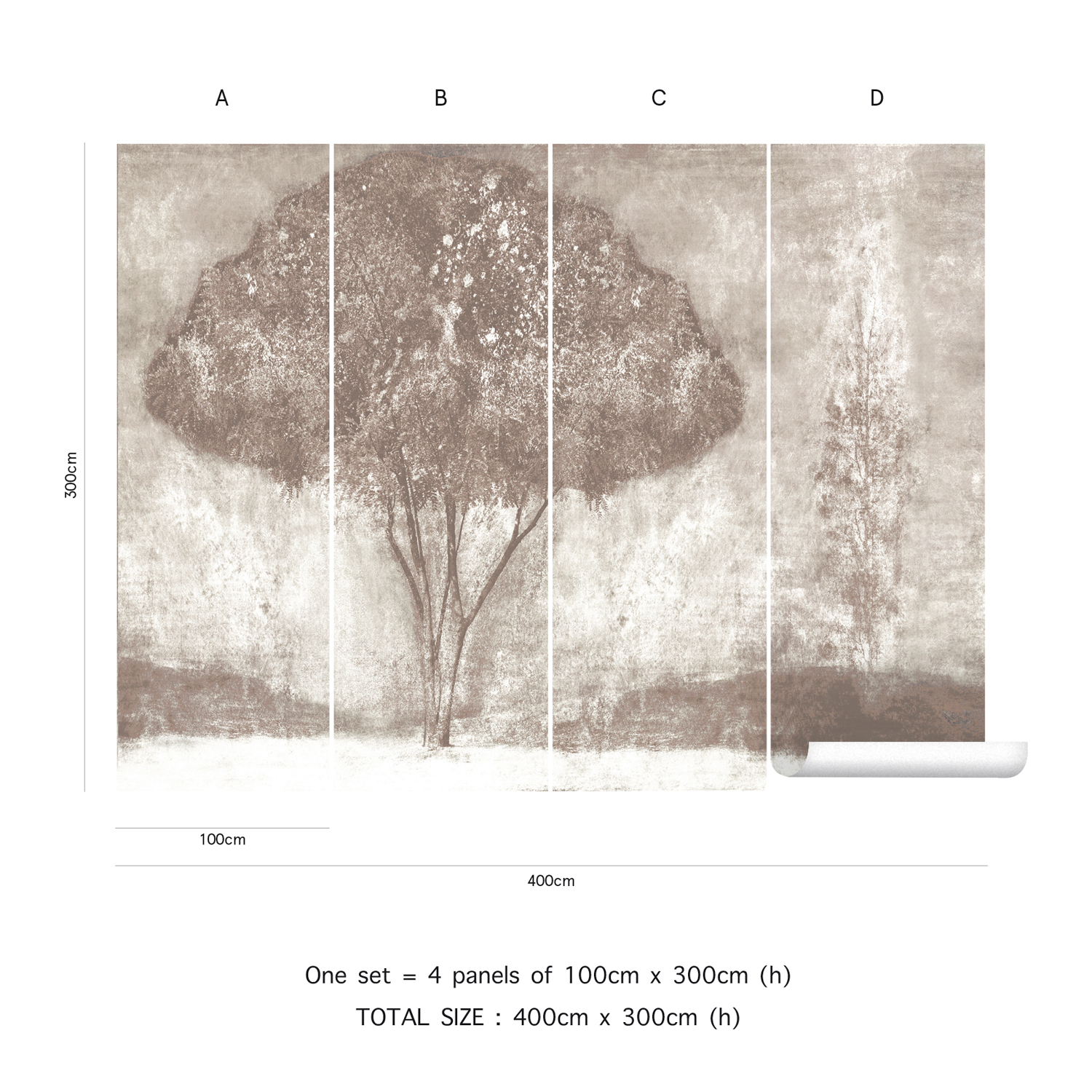 Wandbild Season - Ivory