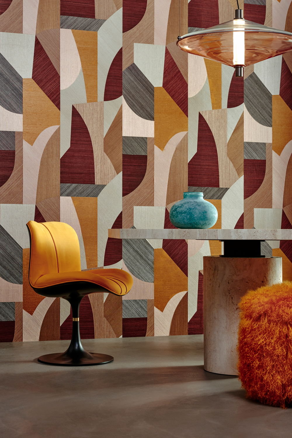 Tapete Puzzle - Orange Ruby