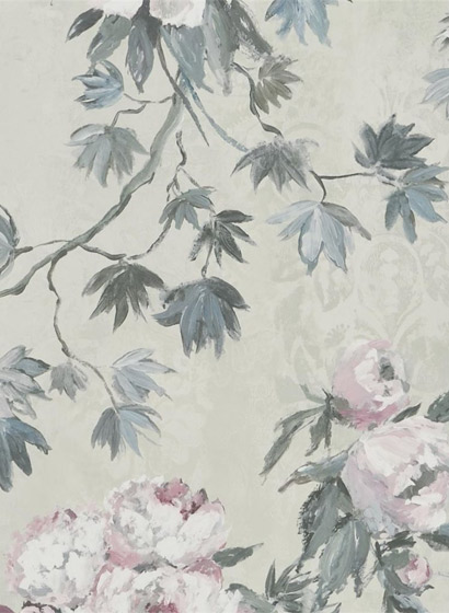 Tapete Floreale - Zinc