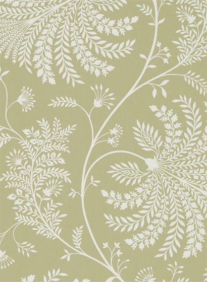 Tapete Mapperton - Garden Green/ Cream