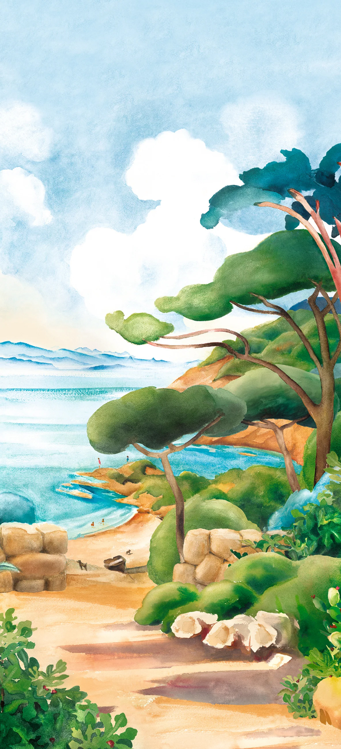 Wallpaper Cap Corse - Panel A