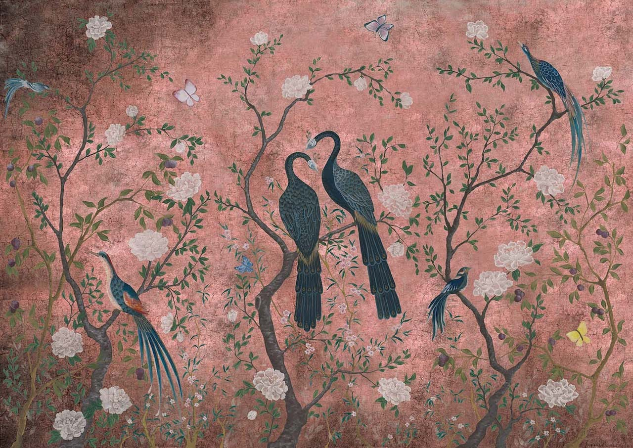 Wandbild Edo - Dusty Pink