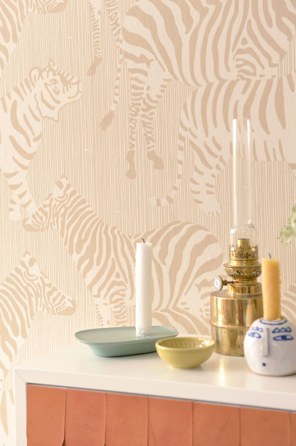 Tapete Safari Stripes - Dusty Beige