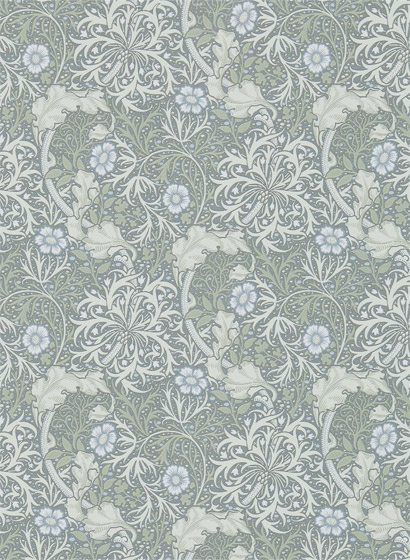 Tapete Seaweed - Silver/ Ecru