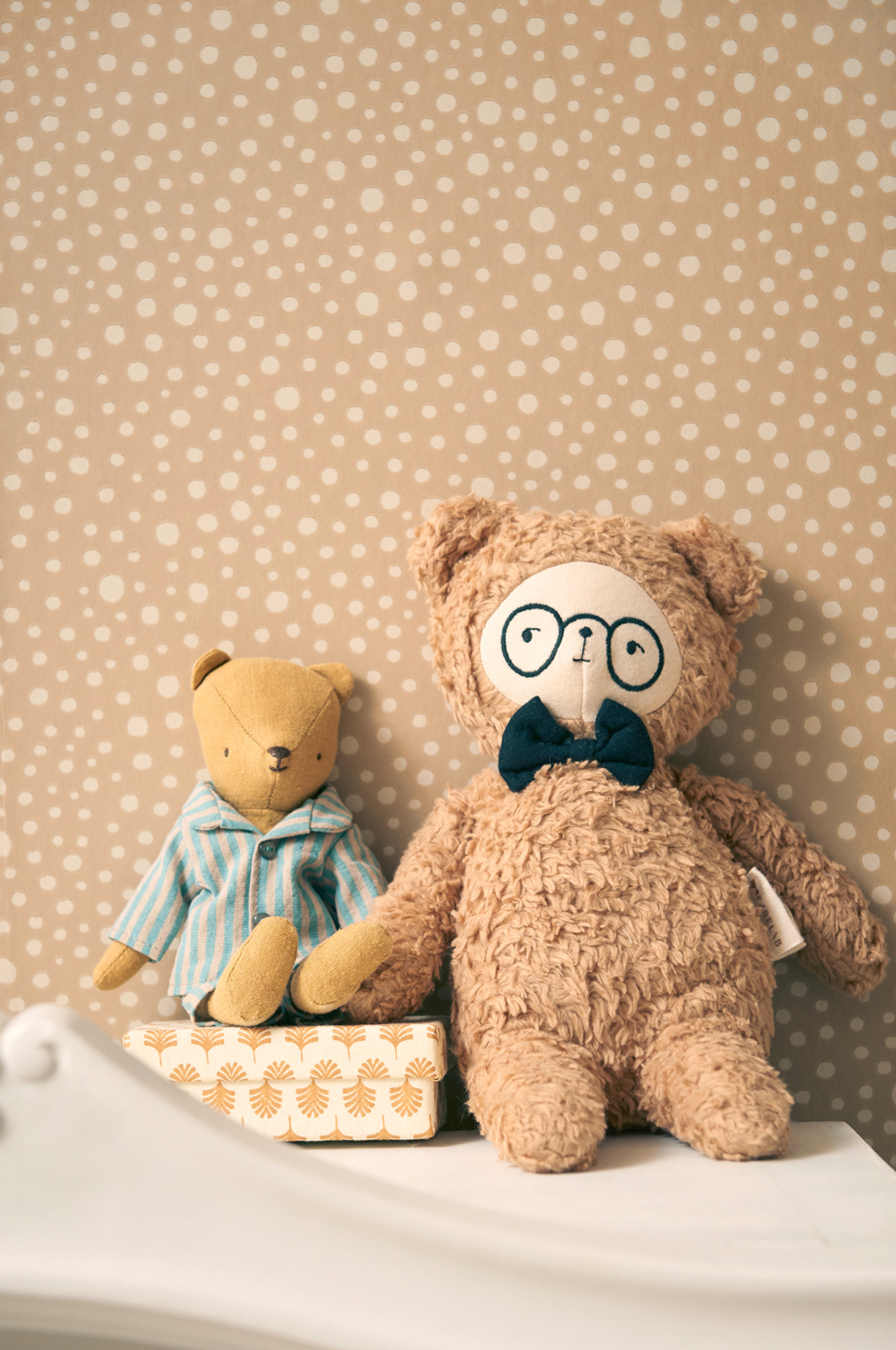 Tapete Dots - Teddy Brown