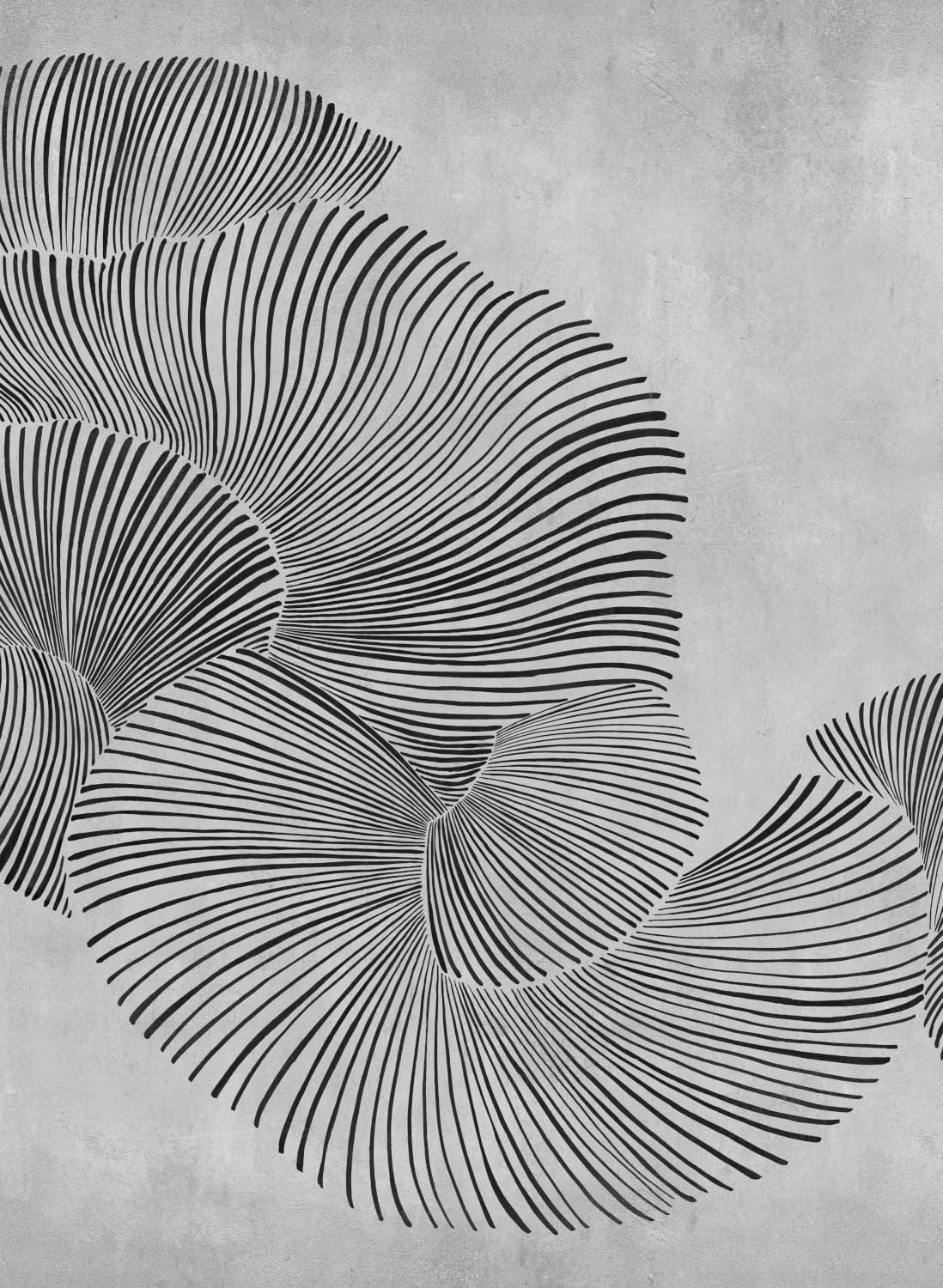 Wandbild Diving Moment - Black