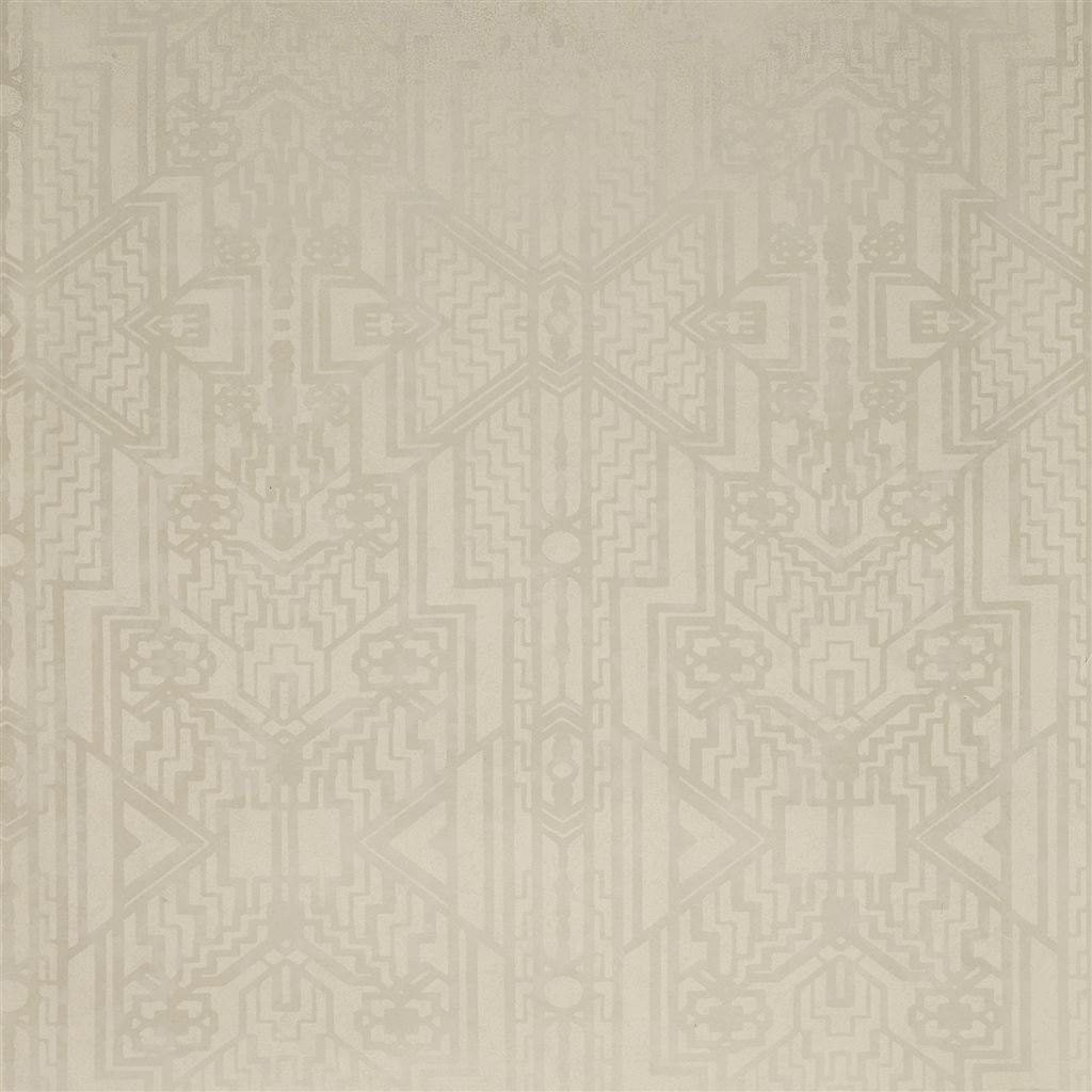 Tapete Brandt Geometric - Pearl metallic