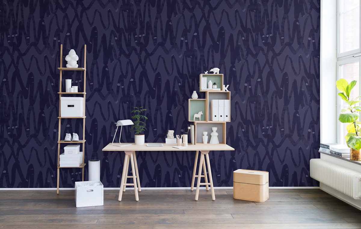 Wandbild Pulse of Passion - Blue