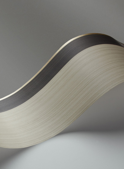Tapeten Bordüre Jaspe Border - Linen/ Black & Gold