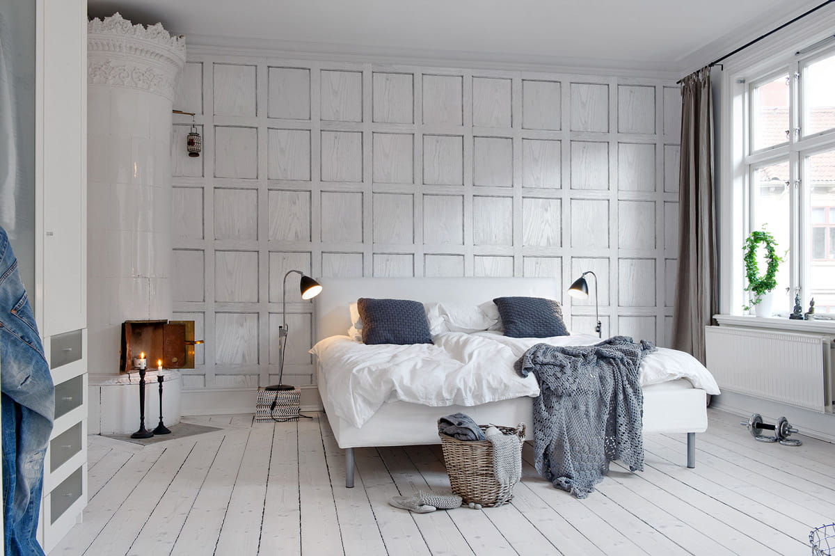 Wandbild Panel - White