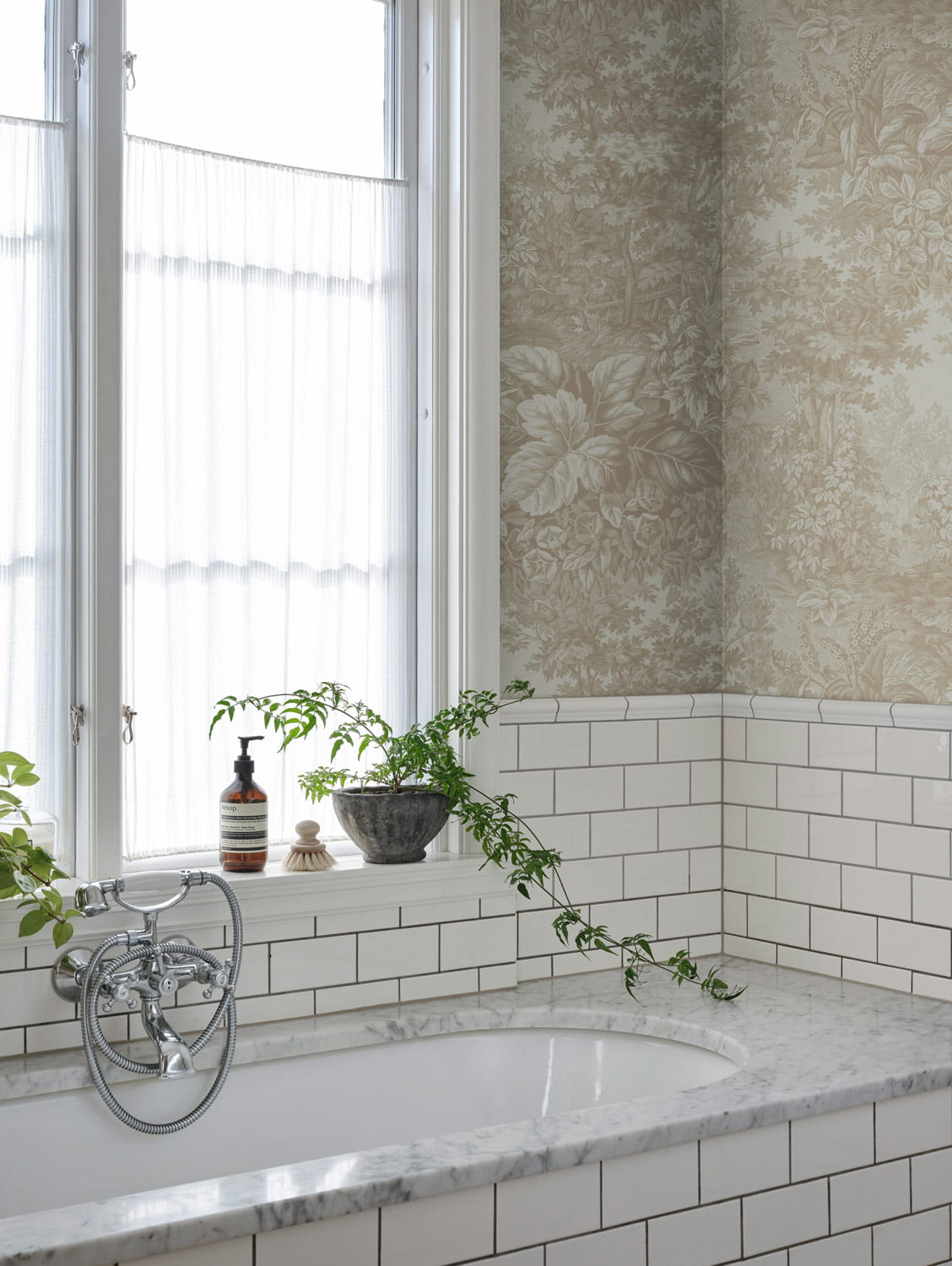 Wandbild Forest Toile - Sandstone
