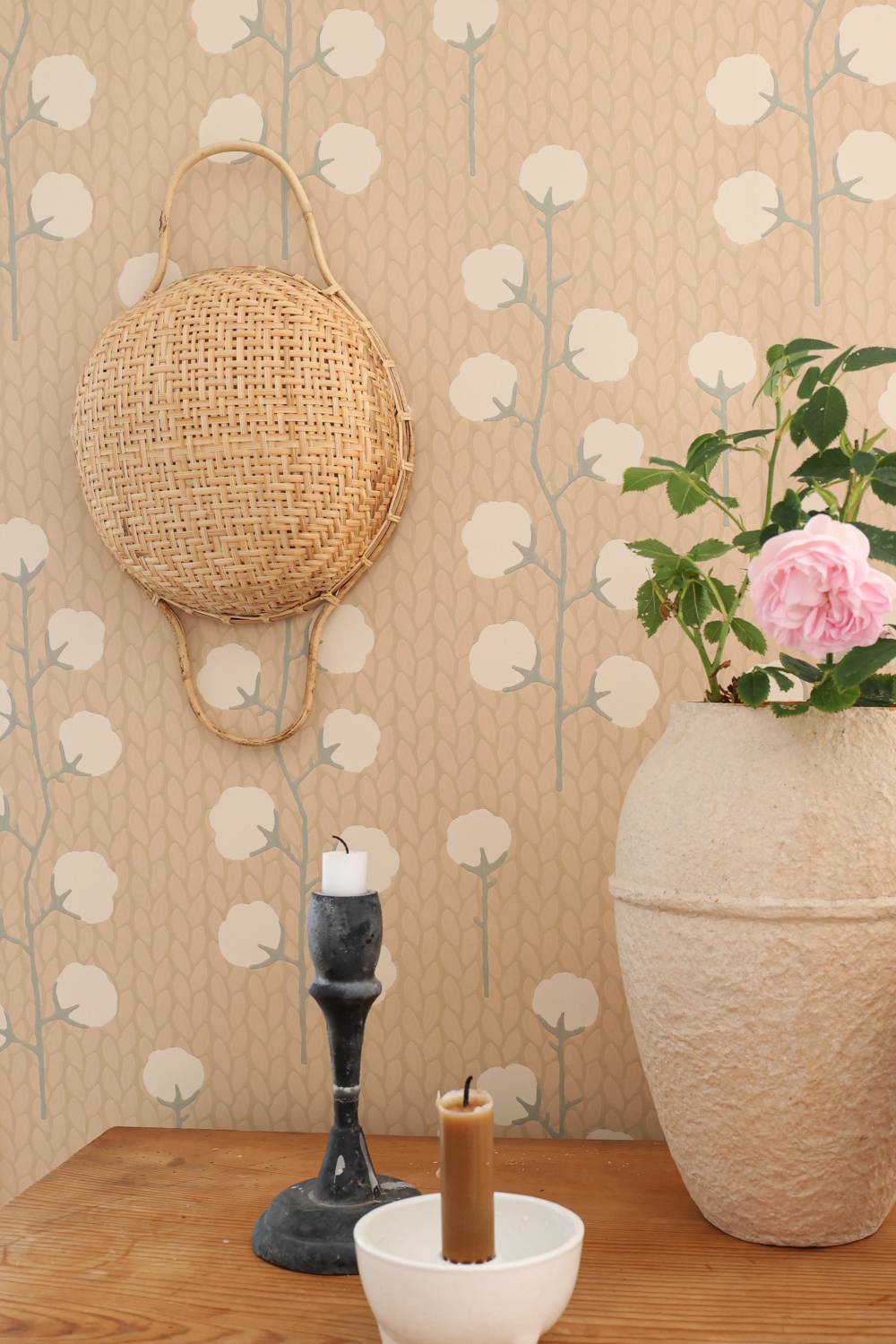 Tapete Sweet Cotton - Desert Rose